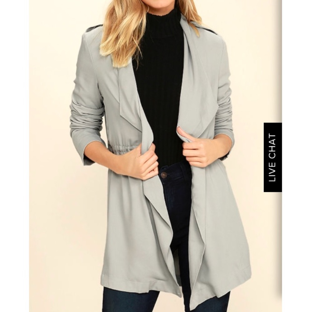 Moonlit Walk Light Gray Jacket (S)
